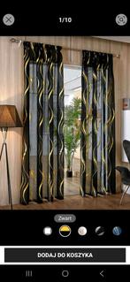 een zwart transparant gordijn, Huis en Inrichting, Ophalen of Verzenden