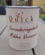 Quick verouderingsbeits eiken midden verweerd 1 liter, Overige kleuren, Beits, Ophalen of Verzenden, Zo goed als nieuw