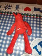 Hema rood paard knuffel met magneten in handen 23 cm, Ophalen of Verzenden, Zo goed als nieuw