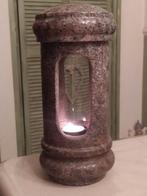 Graniet graflantaarn /windlicht met  glas erin voor kaars, Ophalen of Verzenden, Overige materialen, Minder dan 25 cm