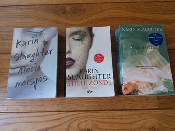 3 x Karin Slaugther, thriller, vakantieboek beschikbaar voor biedingen