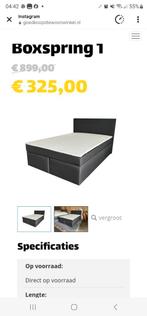 Boxspring Compleet met Matras & Hoofdbord - Nu €349!, Ophalen of Verzenden