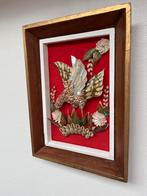 Retro, Vintage , Schelpen schilderij, Antiek en Kunst, Ophalen of Verzenden