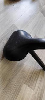 Fietszadel met zadelpen, 31.8 mm diameter, Fietsen en Brommers, Ophalen, Gebruikt, Algemeen, Zadel