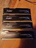 Kingston Fury 4x4GB DDR3 1866MHz RAM - Weinig Gebruikt, Computers en Software, RAM geheugen, DDR4, Ophalen of Verzenden, Zo goed als nieuw