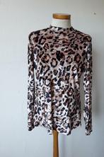 Norah velours shirt print mt 40, Kleding | Dames, T-shirts, Maat 38/40 (M), Overige kleuren, Verzenden, Zo goed als nieuw
