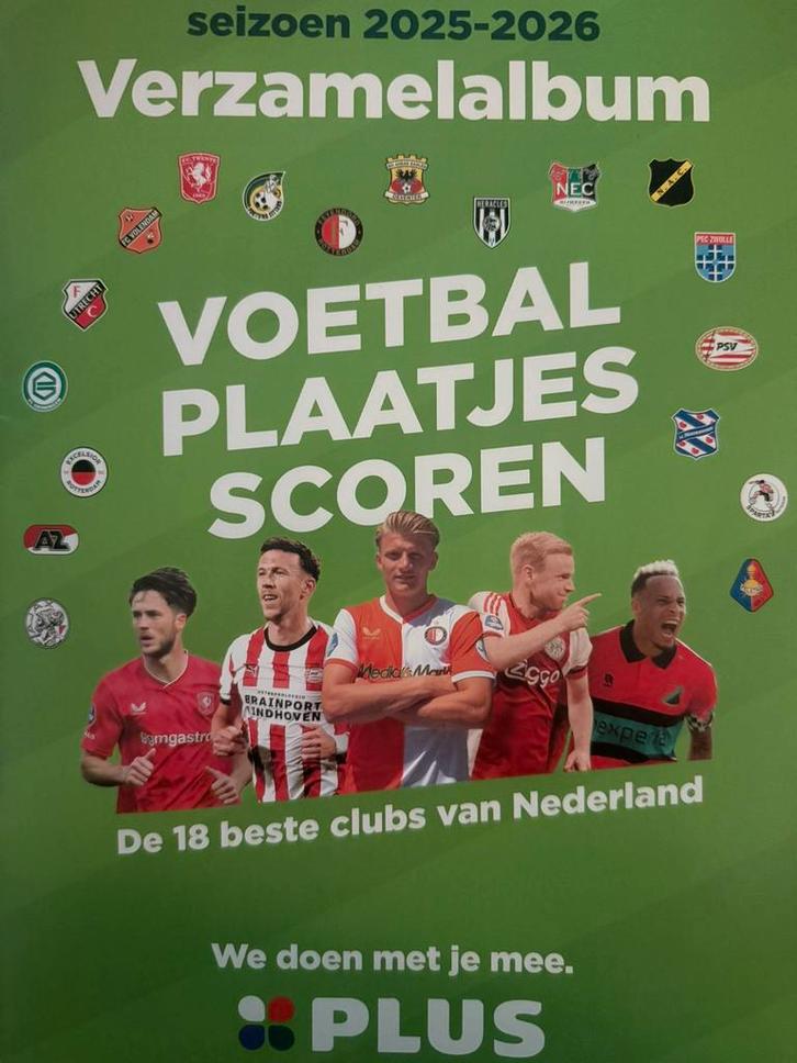 Plus voetbalplaatjes, Verzamelen, Supermarktacties, Albert Heijn, Ophalen