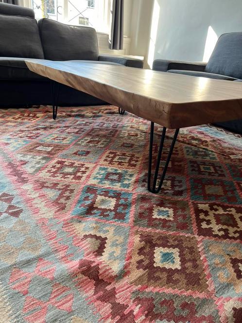 Handgeweven wollen tapijt, Khelim Afghan style, 3 x 2 meter, Huis en Inrichting, Stoffering | Tapijten en Kleden, Zo goed als nieuw