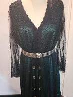 Prachtige Marokkaanse Jurk, Maat 38/40 (M), Zwart, Ophalen of Verzenden, Zo goed als nieuw