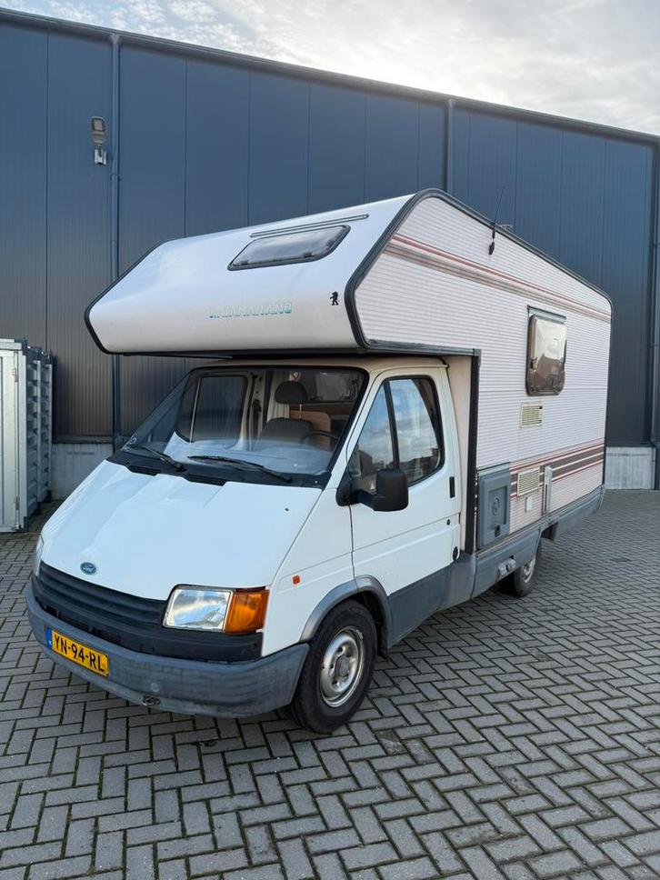 Ford transit Alkoof 2.0 benzine camper !, Caravans en Kamperen, Campers, Bedrijf, tot en met 5, Alkoof, Ford, Ford, Benzine, Handgeschakeld
