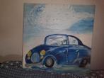 Racing blue schilderij, Ophalen