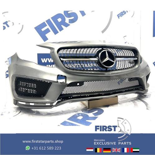 W156 BUMPER X156 GLA AMG VOORBUMPER ZWART WIT GRIJS PRE FACE, Auto-onderdelen, Carrosserie en Plaatwerk, Bumper, Mercedes-Benz