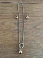 Ti Sento ketting met oorbellen, Sieraden, Tassen en Uiterlijk, Ophalen of Verzenden, Zo goed als nieuw, Zilver