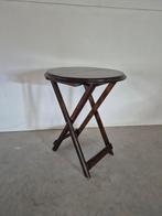 Vintage houten opklapbaar tafeltje butler tafel, Antiek en Kunst, Ophalen of Verzenden