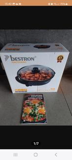 Bestron elektrische hapjespan 28,5 cm ø, incl. receptenboek, Ophalen of Verzenden, Nieuw