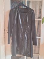 Claudia Strater jurk leder/merinowol, Blauw, Maat 42/44 (L), Ophalen of Verzenden, Zo goed als nieuw