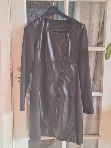 Claudia Strater jurk leder/merinowol beschikbaar voor biedingen