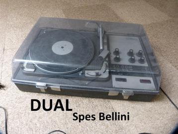 Draaitafel Dual 1010 Spes Dellini platenspeler vintage jaren