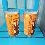 Tequila Sunrise glazen 5 stuks, Verzamelen, Glas en Borrelglaasjes, Ophalen, Gebruikt, Overige typen