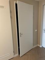 Binnendeur opdek wit gelakt rechts 93x231,5 cm, Ophalen, Gebruikt, 80 tot 100 cm, 215 cm of meer