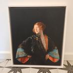 De Blauwe Mandarijnenjas (De Blauwe Kimono), Joseph DeCamp, Antiek en Kunst, Kunst | Schilderijen | Modern, Ophalen of Verzenden