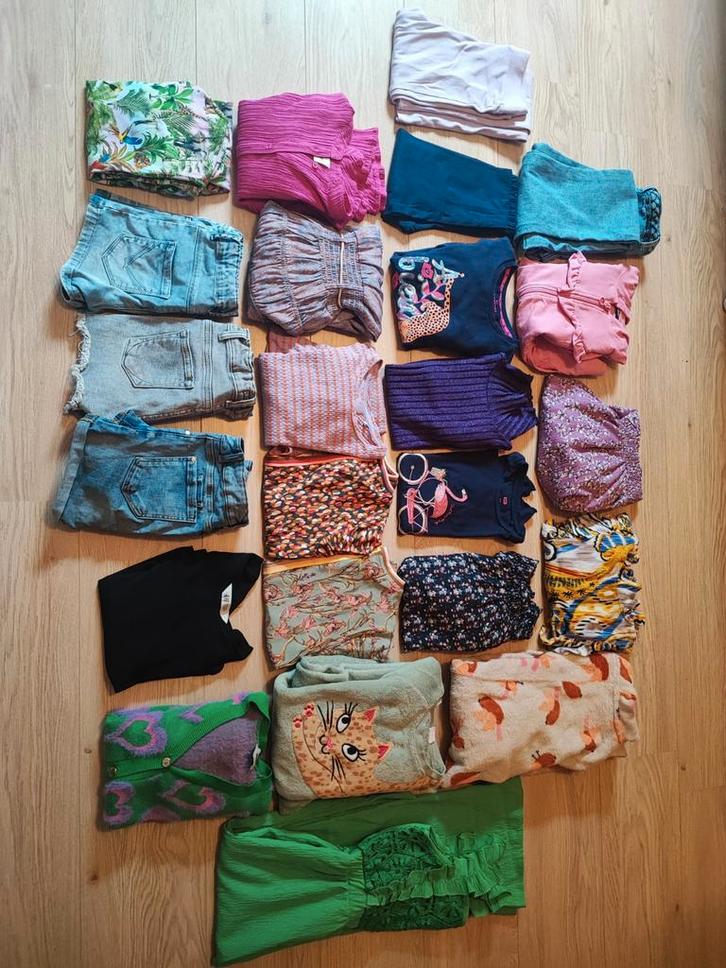 Meisjes kledingpakket maat 134-140, Kinderen en Baby's, Kinderkleding | Kinder-kledingpakketten, Zo goed als nieuw, Maat 134, Ophalen of Verzenden