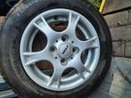 Wielset 4x100 met zomerband, Auto-onderdelen, Banden en Velgen, Ophalen, Zomerbanden, Banden en Velgen