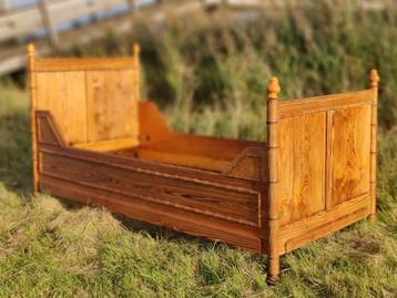 Antiek Faux Bamboo bed - extreem mooi - binnenmaat 200x90 cm beschikbaar voor biedingen