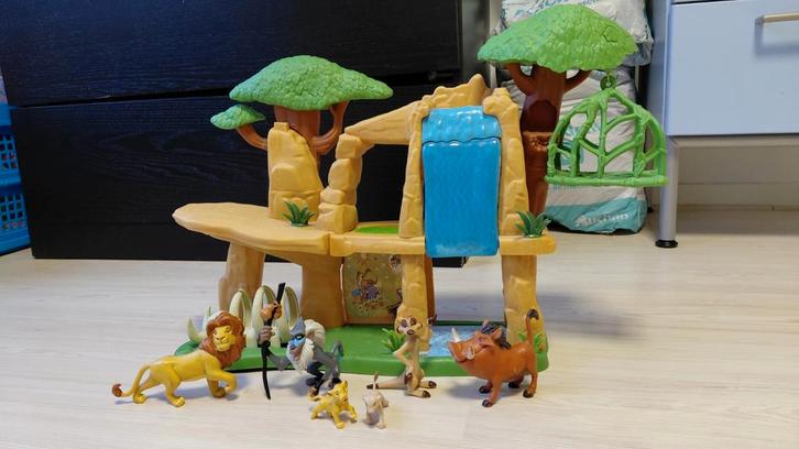 Speelset lion king Disney, Verzamelen, Poppetjes en Figuurtjes, Zo goed als nieuw, Ophalen of Verzenden