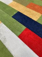 Goedkope hoogpolige kleuren mix van tapijttegels op=op, Nieuw, Ophalen of Verzenden, Zwart, Tapijttegels