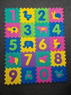 Puzzelmat cijfers & dieren - 20 stuks, Ophalen of Verzenden, Zo goed als nieuw, Puzzelen