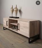 TV-dressoir Bela Vista – massief eiken – 150cm – white wash, Huis en Inrichting, Kasten | Televisiemeubels, Nieuw, Ophalen of Verzenden