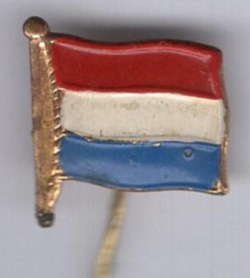 Nederland vlag koper/blik speldje ( P_169 ) beschikbaar voor biedingen