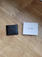 Calvin Klein Portemonnee, Sieraden, Tassen en Uiterlijk, Portemonnees, Zwart, Nieuw, Leer, Ophalen