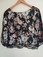 Zara top met kant maat 38 nieuwstaat, Kleding | Dames, Tops, Maat 38/40 (M), Ophalen of Verzenden, Zo goed als nieuw, Korte mouw