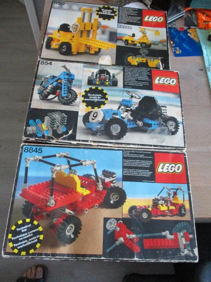 lego technic 850-854-8845 met doos en boek, Kinderen en Baby's, Speelgoed | Duplo en Lego, Gebruikt, Lego, Complete set, Ophalen of Verzenden