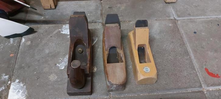 Vintage Houten Schaven Set (3 stuks), Antiek en Kunst, Antiek | Gereedschap en Instrumenten, Ophalen of Verzenden