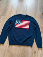 Polo Ralph Lauren Trui met Amerikaanse vlag, Verzenden, Nieuw, Blauw