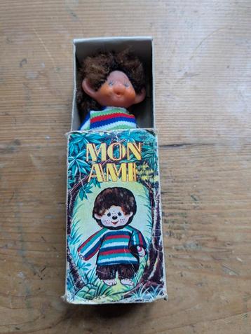 vintage mon ami pop, troll doll,  jaren 70, monchichi style  beschikbaar voor biedingen