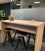 UITVERKOOP!!! Bartafel WOOD 160x80xH110cm - Natuurlijk Eiken, Ophalen of Verzenden, Nieuw