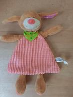 Tendertoys doekje knuffeldoekje hond hondje roze groen sjaal, Ophalen of Verzenden, Zo goed als nieuw, Hond