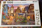 Puzzel 1000 stukjes. Rothenburg in Beieren, Ophalen of Verzenden, 500 t/m 1500 stukjes, Zo goed als nieuw, Legpuzzel
