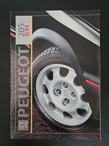 Brochure Peugeot 205 GTi 1992 beschikbaar voor biedingen