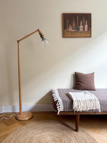 Superleuke vintage vloerlamp, Scandinavisch design beschikbaar voor biedingen