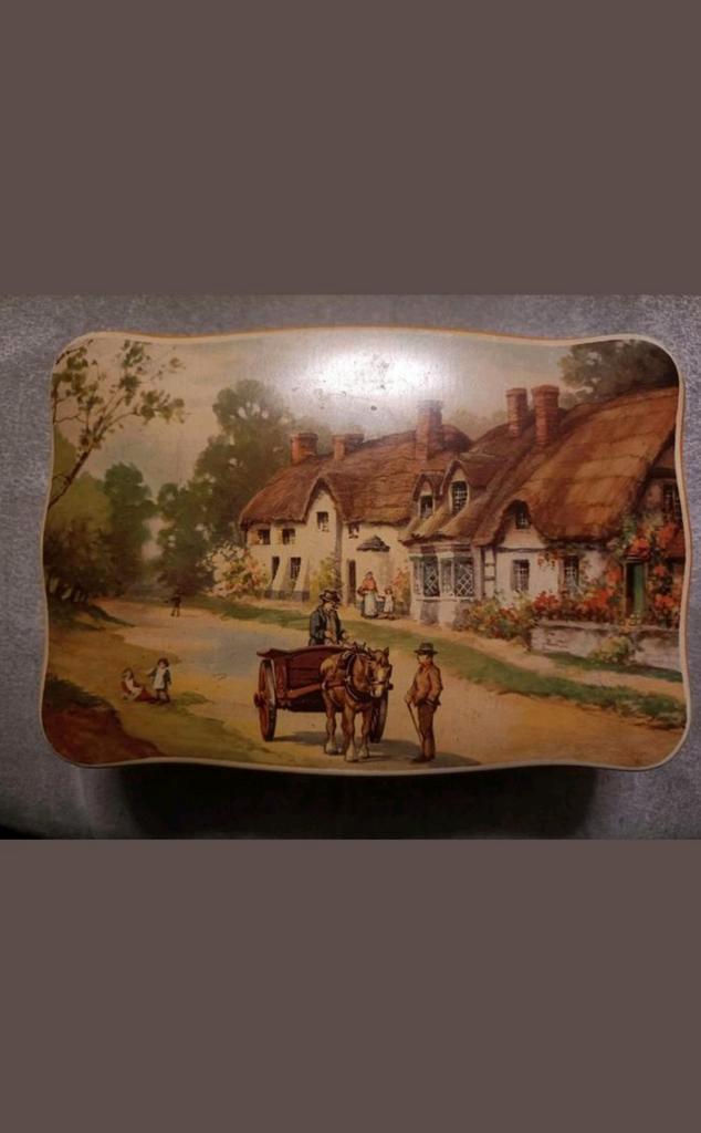 Vintage Clark Champ Tabaksblik, Verzamelen, Rookartikelen, Aanstekers en Luciferdoosjes, Gebruikt, Ophalen of Verzenden