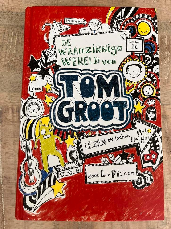 Liz Pichon - De waanzinnige wereld van Tom Groot, Boeken, Kinderboeken | Jeugd | 10 tot 12 jaar, Zo goed als nieuw, Ophalen of Verzenden