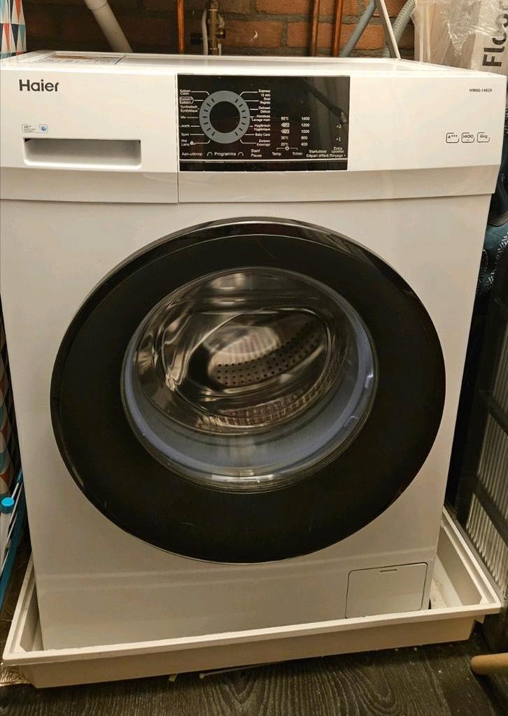 Haier Wasmachine A+++, Witgoed en Apparatuur, Wasmachines, Zo goed als nieuw, Voorlader, 4 tot 6 kg, 85 tot 90 cm, 1200 tot 1600 toeren