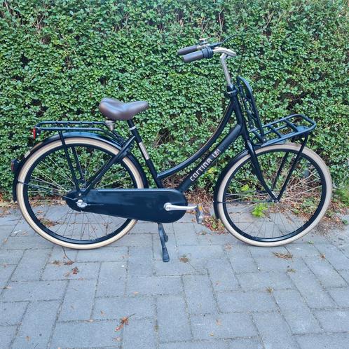 Cortina U4 transport 50cm/3versn/Remnaaf/mat zwart/2023, Fietsen en Brommers, Fietsen | Dames | Omafietsen, Zo goed als nieuw
