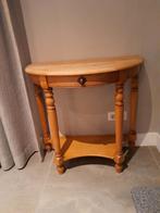 Leuk oud hal tafeltje met lade, Huis en Inrichting, Tafels | Sidetables, Ophalen, Gebruikt, 50 tot 100 cm, Landelijk
