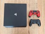 PS4 Pro met 2 Controllers, Spelcomputers en Games, Spelcomputers | Sony PlayStation 4, Gebruikt, Met 2 controllers, Ophalen of Verzenden
